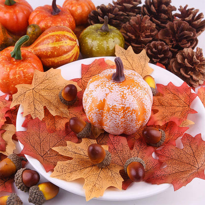 Simulation Pumpkin Halloween Decoration Modèle Pumpkin Cabinet à légumes Affichage de la photographie