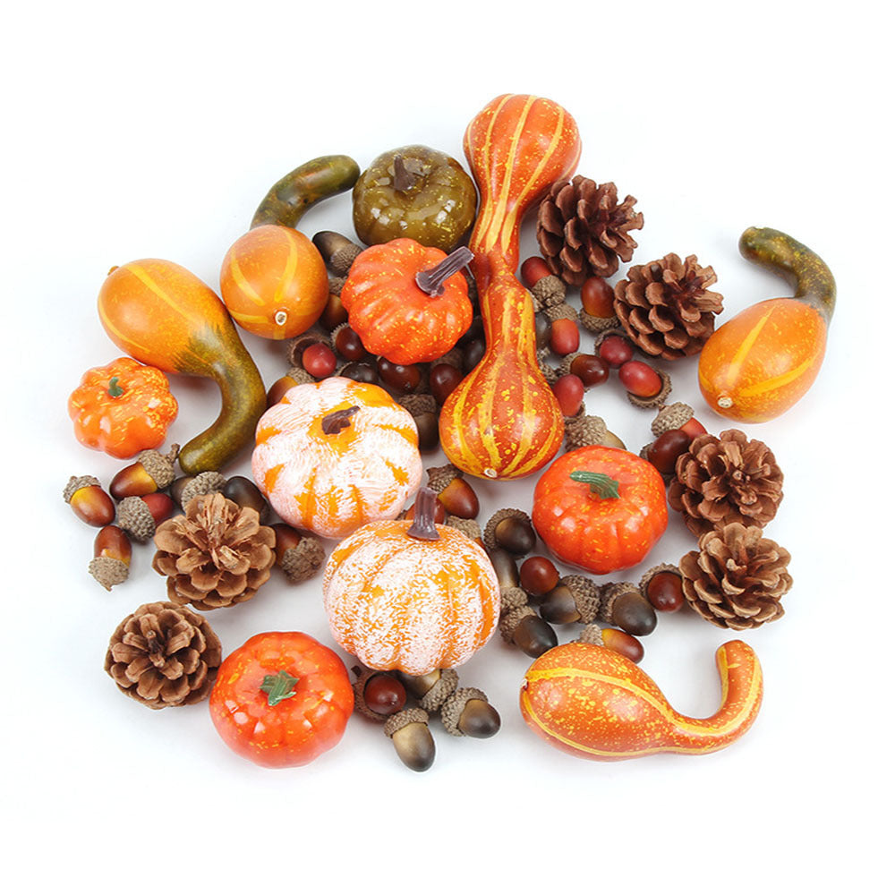 Simulation Pumpkin Halloween Decoration Modèle Pumpkin Cabinet à légumes Affichage de la photographie
