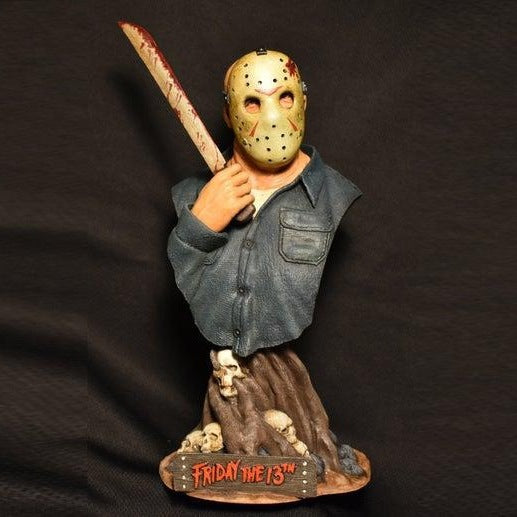 Halloween Horror Movie Killer Statue Decoration Resin Crafts Horror Atmosphere Desktop Decorations